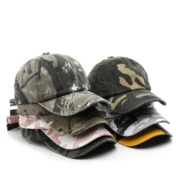 New Camouflage Outdoor Sports Men's Baseball Cap Personalized Travel Sunshade Sun Hat Women's Camping Adjustable Snapback Caps