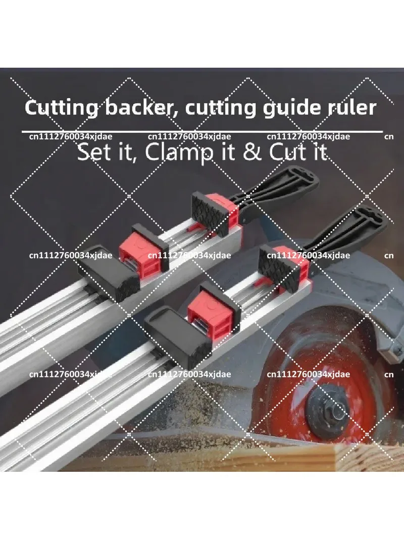 Woodworking Table Saw Ruler Guide Clip, Electric Circular Saw Plate Cutting Fast Fixture