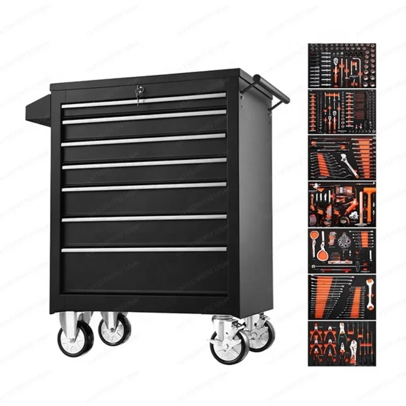 Auto Repair Tool Cart Heavy TOOL Parts Cart Room Drawer Type Multifunctional Mobile Box Repair Tool Cabinet