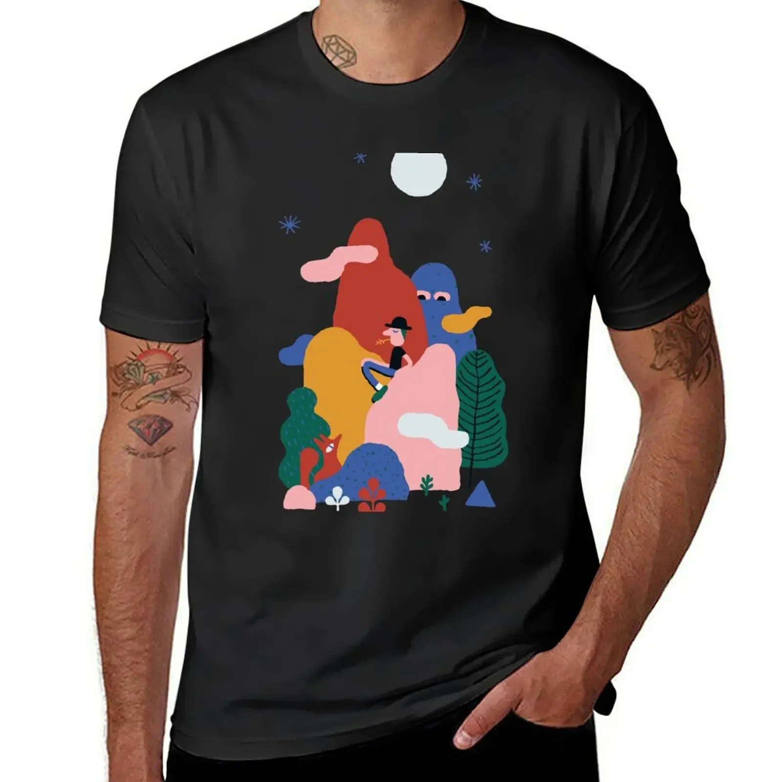 

Pleine lune T-Shirt shirts graphic tees kawaii clothes summer top plain t shirts men