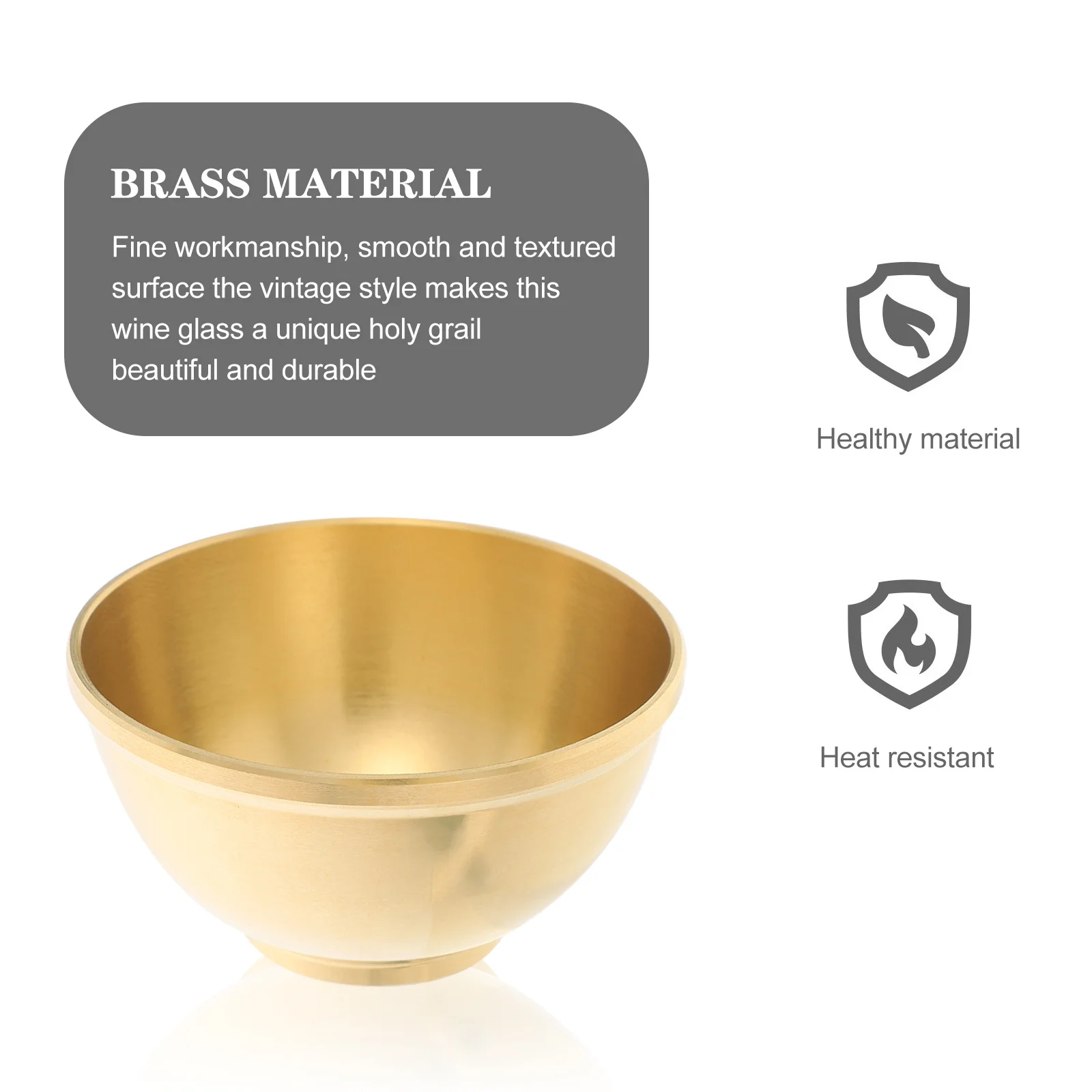 

Tibetan Copper Offering Bowl Polished Smooth Edges Religious Use Holy Water Altar Bowl Home Temple Decoration Sacrifice Prop