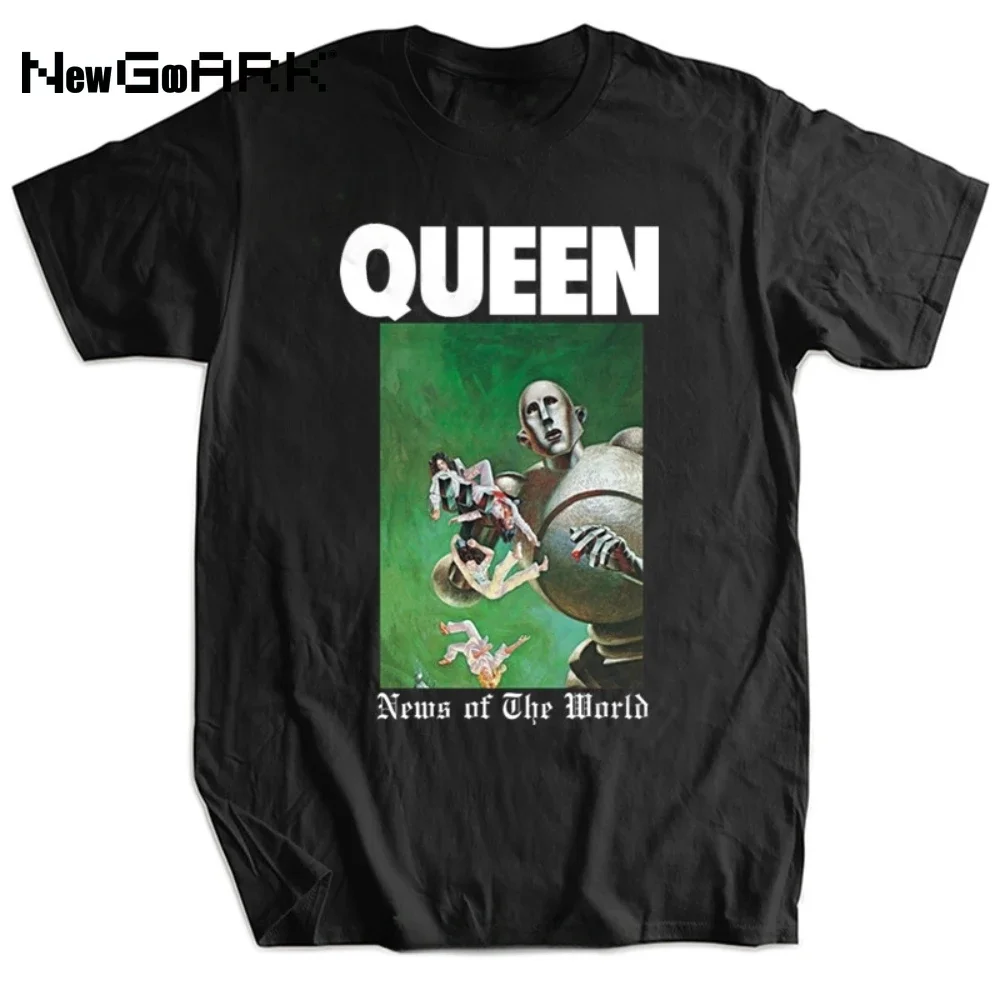 Мужская модная футболка, мужская летняя футболка, футболка с изображением новостей мира в стиле 70-х годов, королевской двоицы, цвет белый, мужские футболки