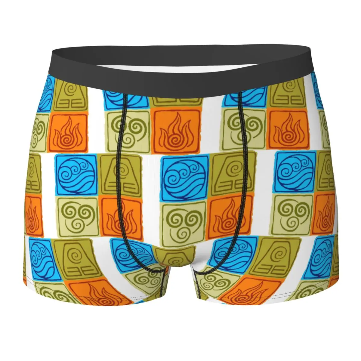 Boxer Underpants Shorts The Four Elements Avatar The Last Airbender Panties Men Ventilate Underwear for Homme Man Boyfriend Gift