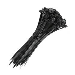 2.5mm wide Water pipe and wire fixing belt self-locking cable tie miscellaneous wire organizing cable tie binding belt