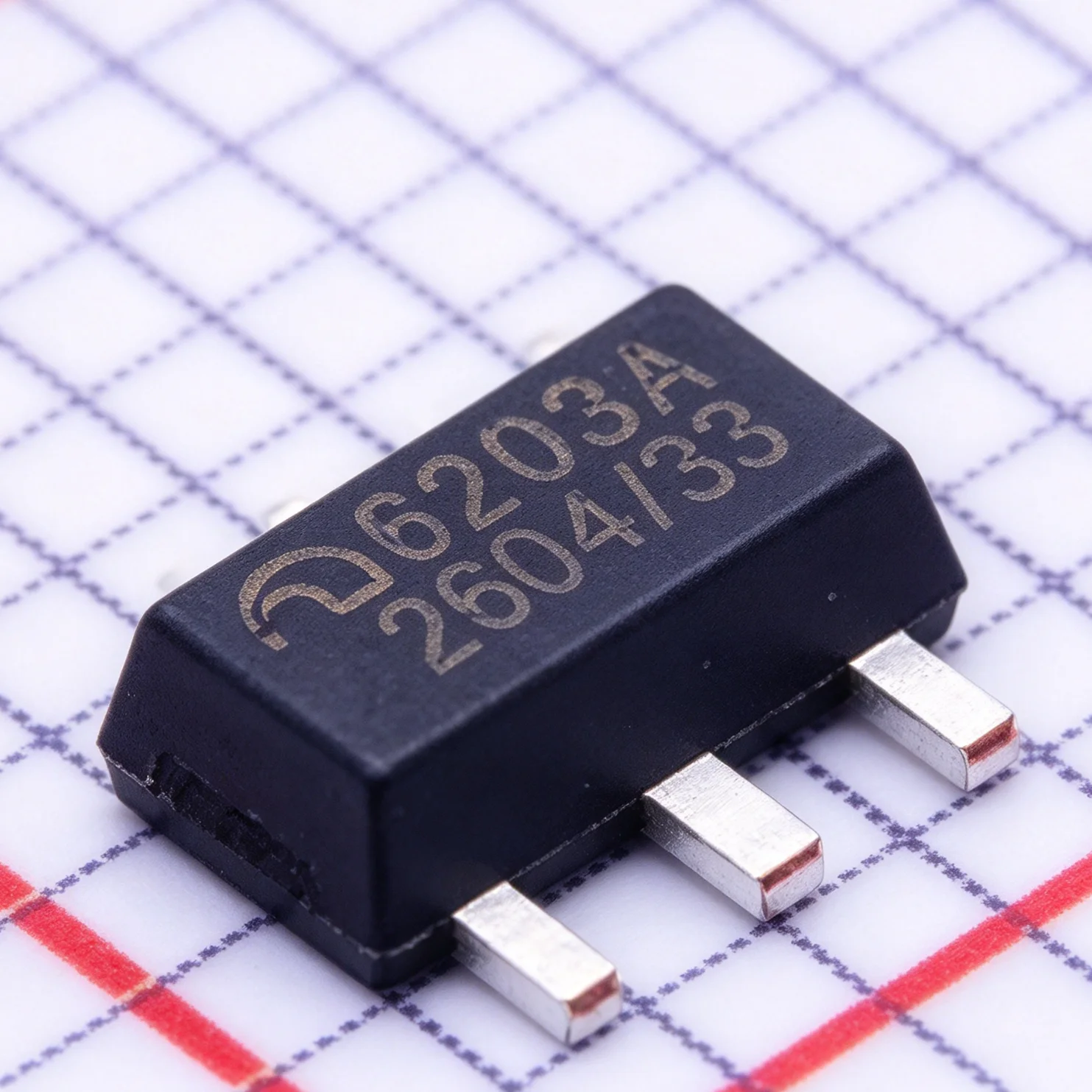 20PCS ME6203A /30 /33 /44 /50 /100 PG SOT-89 100mA 0.1A 3V 3.3V 4.4V 5V 10V NEW Original IC Fixed Linear Voltage LDO Regulators