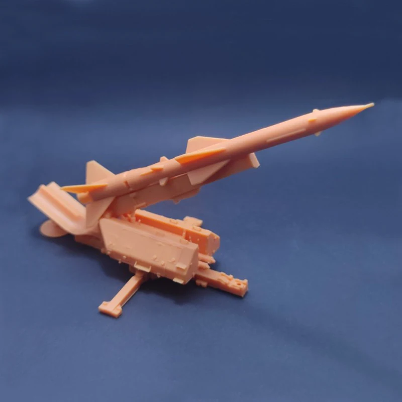 

1 шт., 3D-печатная ракета SA-2, масштаб 1/144, неокрашенная модель, смоляная ракета для военных строителей, сделай сам, диорамы, сцены