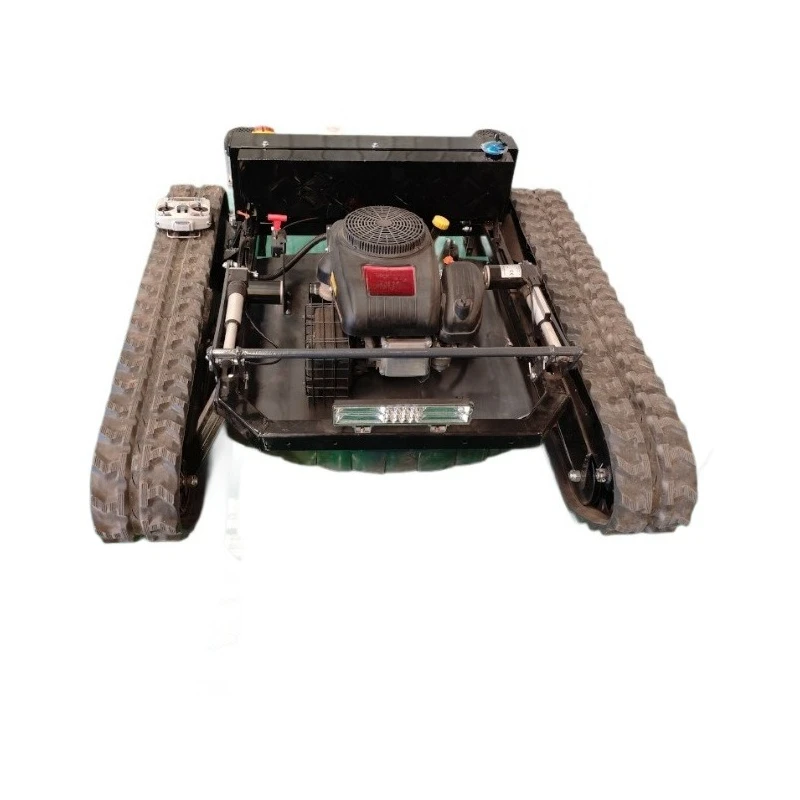 Crawler remote control lawn mower, knife head liftable lawn mower, self-propelled lawn mower