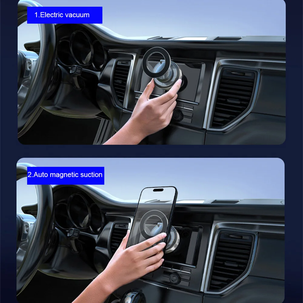 WiWU Octopus Vacuum Suction Magnetic Phone Holder for iPhone 17 16 Pro Max Foldable Universal Mobile Phone Stand 360° Rotation