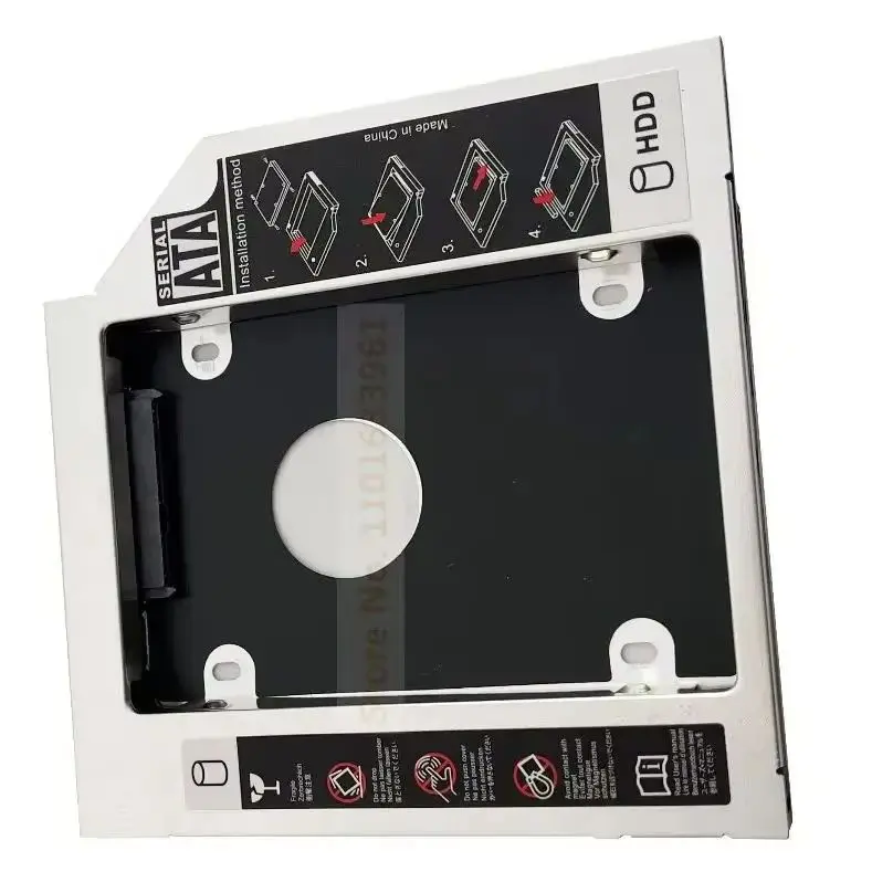 2nd 2.5 SATA القرص الصلب HDD البصرية خليج العلبة الإطار قوس محول ل HP EliteBook 8560w 8570w 8760w 8770w 8470w 8560p 8570p