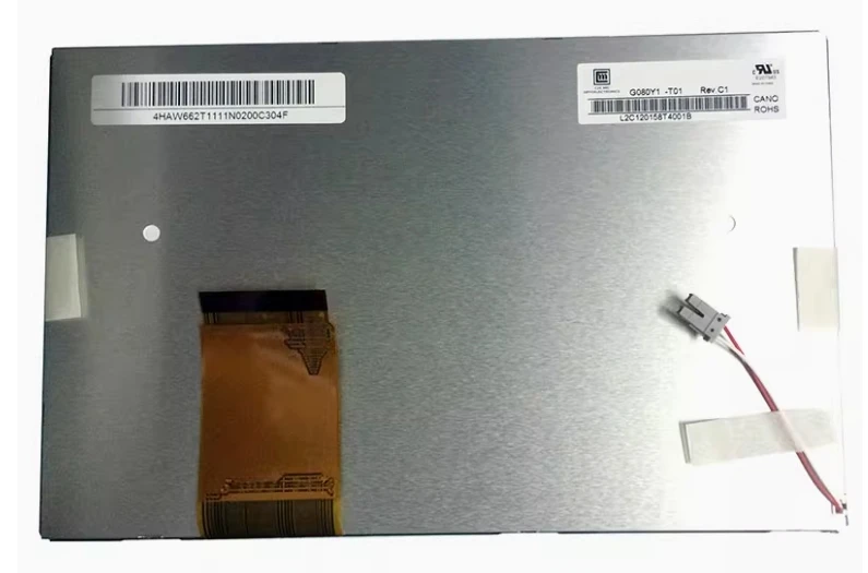 8-inch 800 * 480 G080Y1-T01 Brightness 600 Original Car Engineering Vehicle LCD Screen