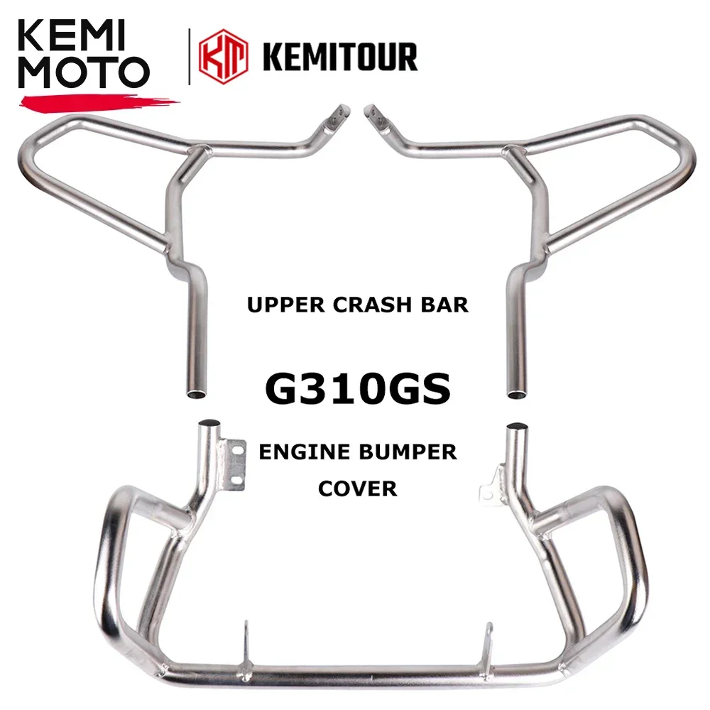 For BMW G310R G310GS 2017-On Engine Bumper Cover Tank Protector Upper Carsh Bars Frame Guard G310 GS G 310GS Motorcycle Parts