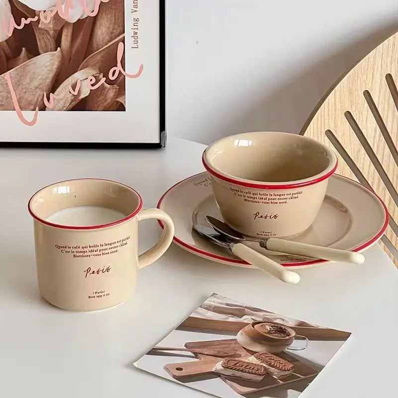 

Luxury Korean Coffee Cups Espresso Mug Aesthetic Ceramic Mugs Tea Milk Water Juice Mocha Lover Breakfast Cup Birthday Gift 100ml