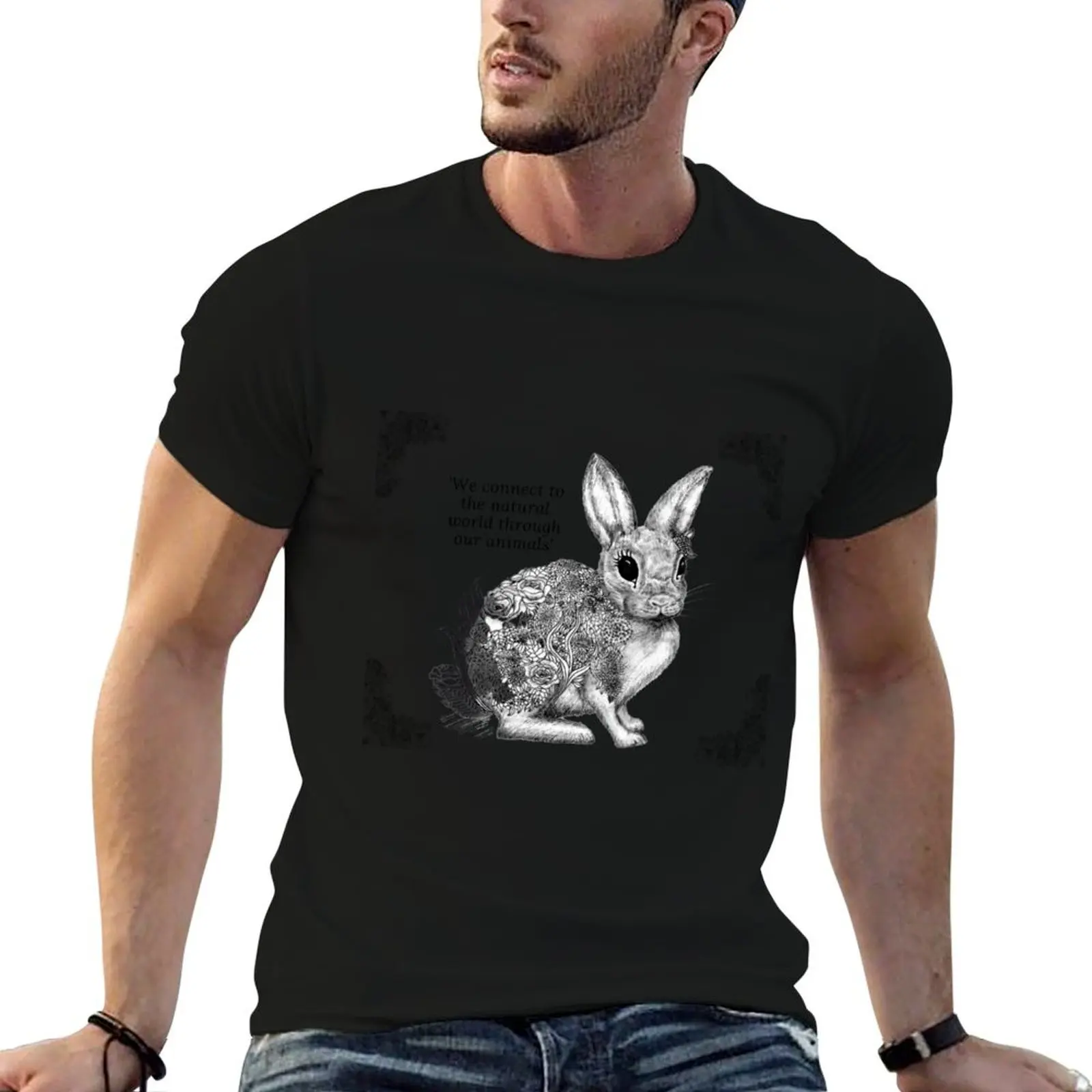 Rabbit Welfare Series: Connect T-Shirt Basic Casual Wear Short Sleeve Top