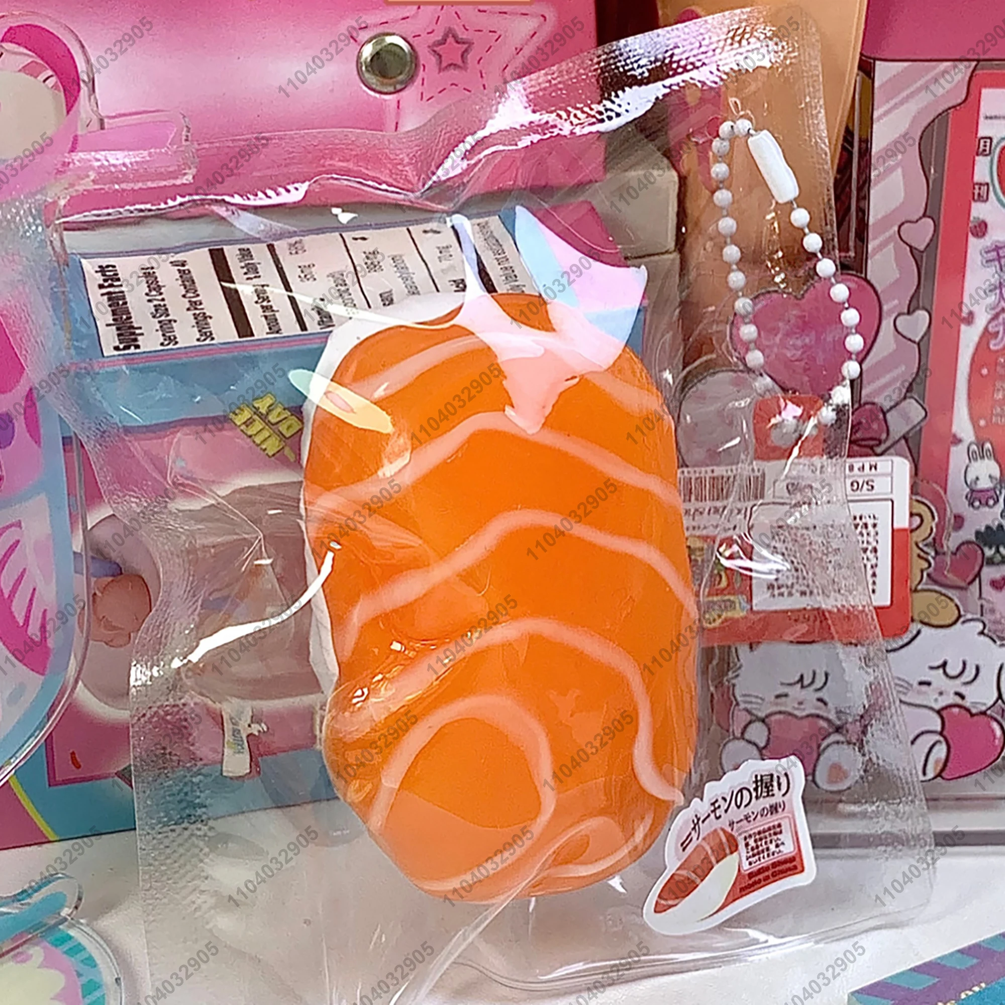 Salmon Sushi Taba Squishy Silicone Salmon Rice Sushi Squeeze Toy Tabby Squishy Mochi Toy Anti Stress Release Hand Relax Toy