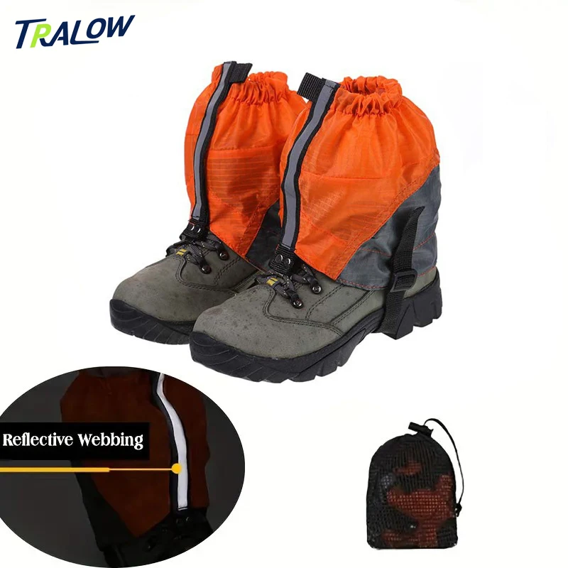 

TRALOW Hiking Foot Covers with Wear-Resistant Leg Protection Are Suitable for Rock Climbing Skiing Travel and Beach Activities