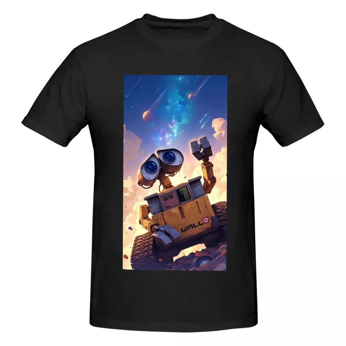 WALL-E T-Shirt for Men Cotton Oversized T Shirts Men's Short Sleeve O-Neck Summer Clothes Tops S-6XL