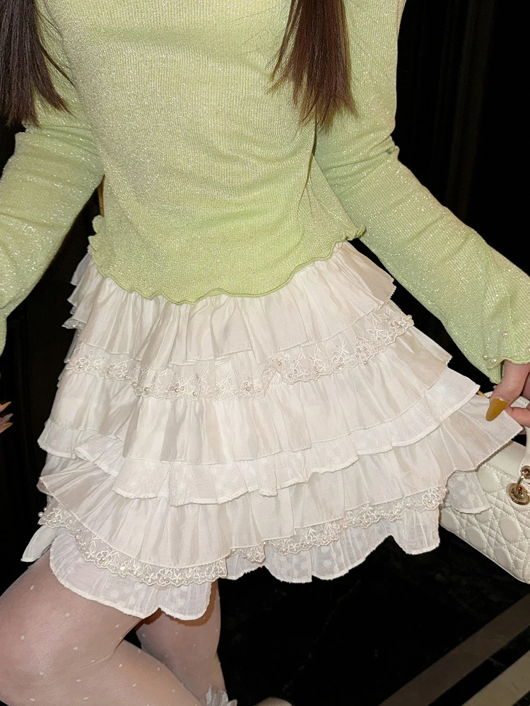 

Юбка женская XiaoXiao Yu, расшитая пайетками, А-силуэт, с многоярусным подолом, с завышенной талией, из полиэстера, повседневная