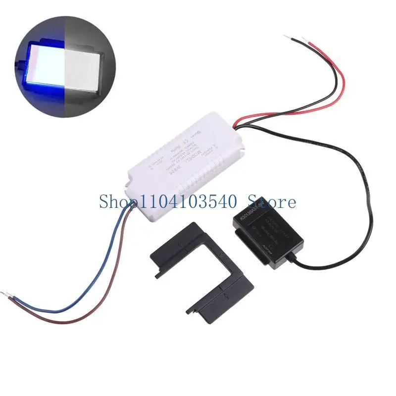 

02DC Зеркальная лампа для сенсорного переключателя, датчик для зеркального шкафа, противотуманная фара, зеркало 300