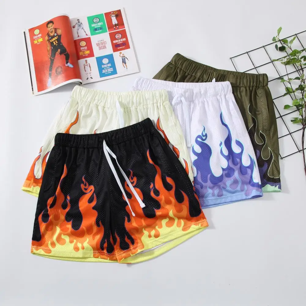 

Summer Basketball Sport Men's Shorts Quick Dry Gym Fitness Short Pants Men Running Jogging Shorts Men Training Bottom Loose Wear