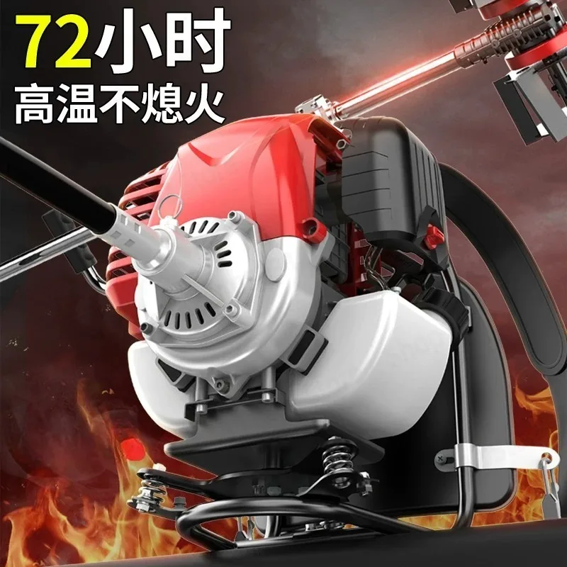 Backpack Four Stroke Small Grass Cutter Multifunctional Garden Farm Weeding Machine