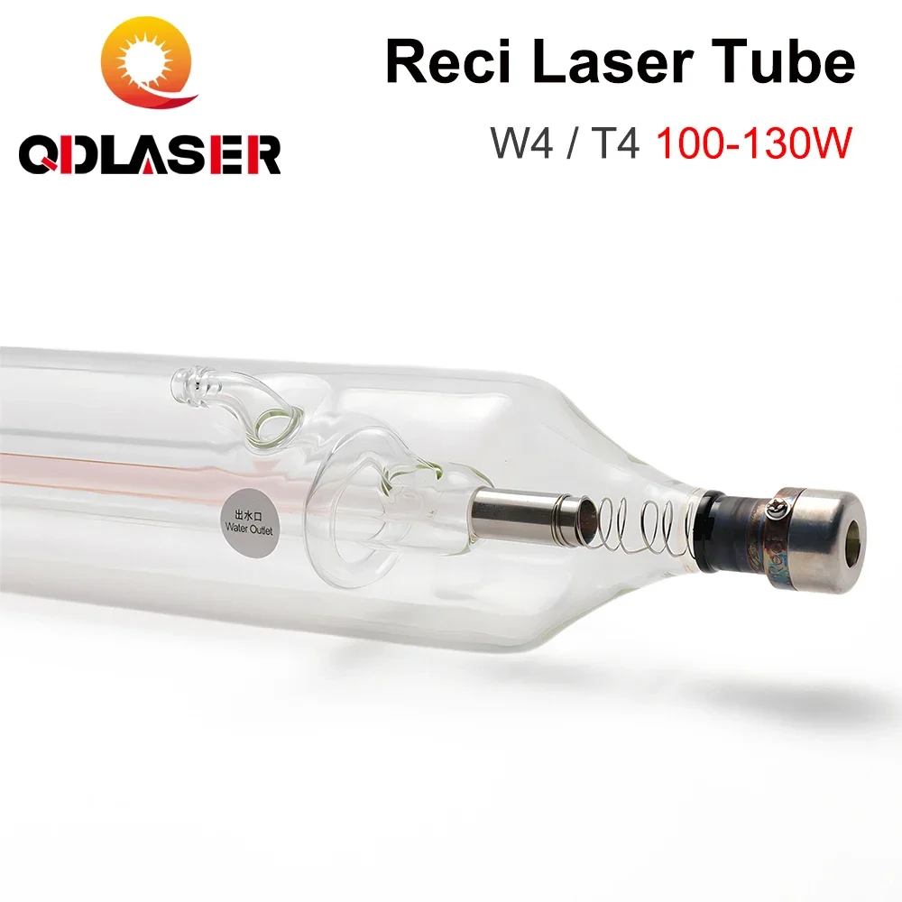 

QDLASER Reci W4/T4 100-130W CO2 Laser Tube Diameter 80mm/65mm for Co2 Laser Engraving and Cutting Machine S4 Z4