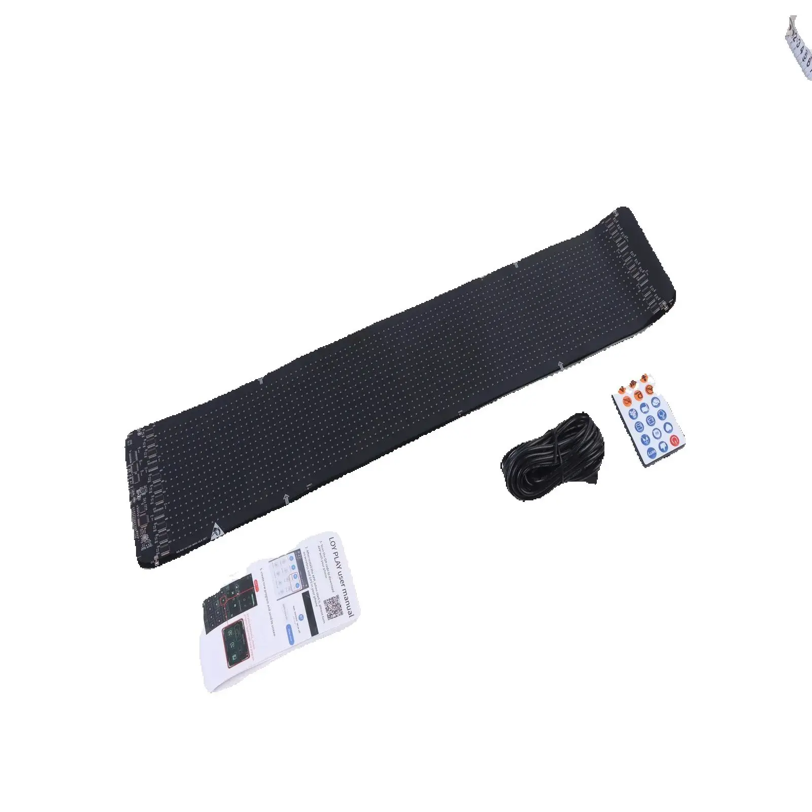 Flexible LED Matrix Display 16x96 Pixels USB Powered For Automotive DIY Signage