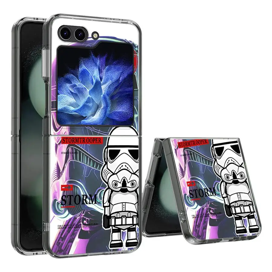 S-StarS W-WarS Case for Samsung Galaxy ZFlip 7 ZFlip6 ZFlip7FE ZFlip4 ZFlip3 ZFlip5 Z Flip 7 6 5 4 3 Hard Phone Cover