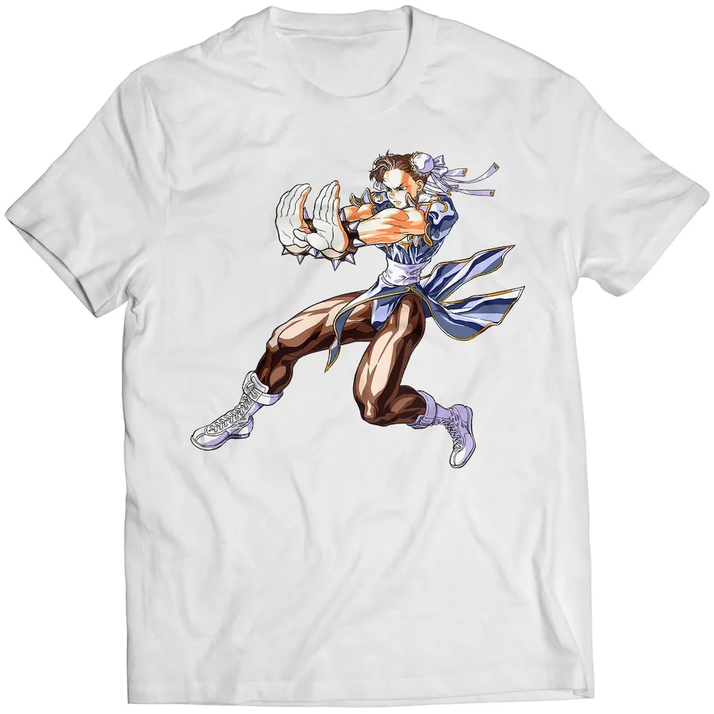 Chun Li Street Fighting 2 Turbo Hyper Premium T Shirt Vectorized Design