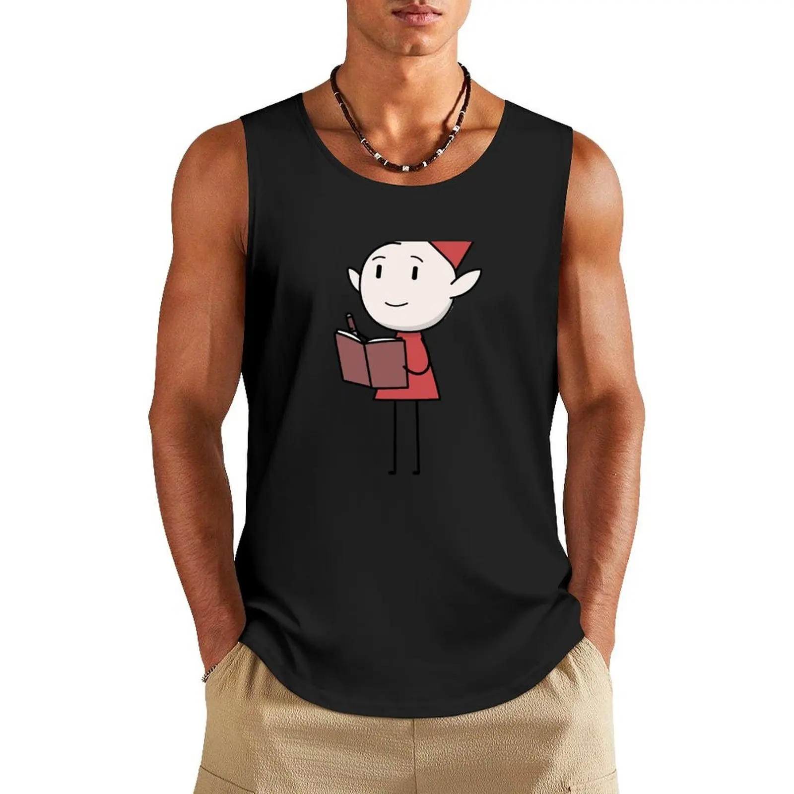 

Alfur Tank Top summer clothes Men's gym clothing muscular man