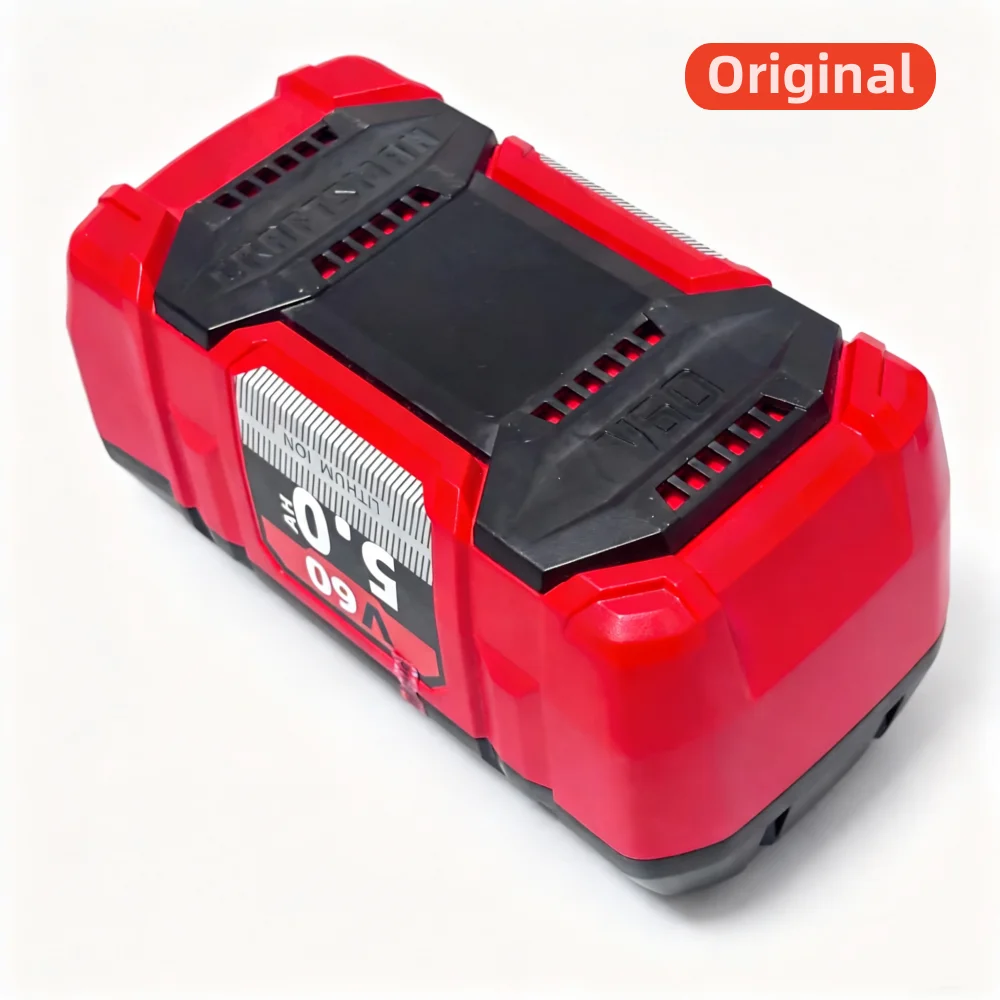 

100% Оригинальный аккумулятор 5Ач для CRAFTZMAN 60V V60 CMCB6025 CMCB6050, для электрического молотка, цепной пилы, гаечного ключа и электроинструментов Cub Cadet 60V