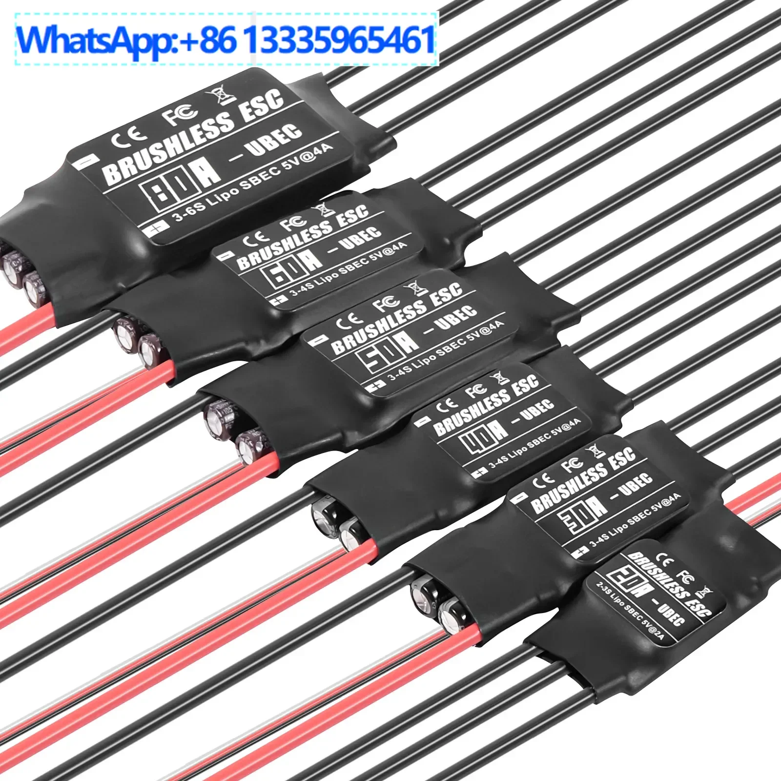 

Бесщеточный электронный регулятор YSIDO ESC 20A/30A/40A/50A/60A/80A