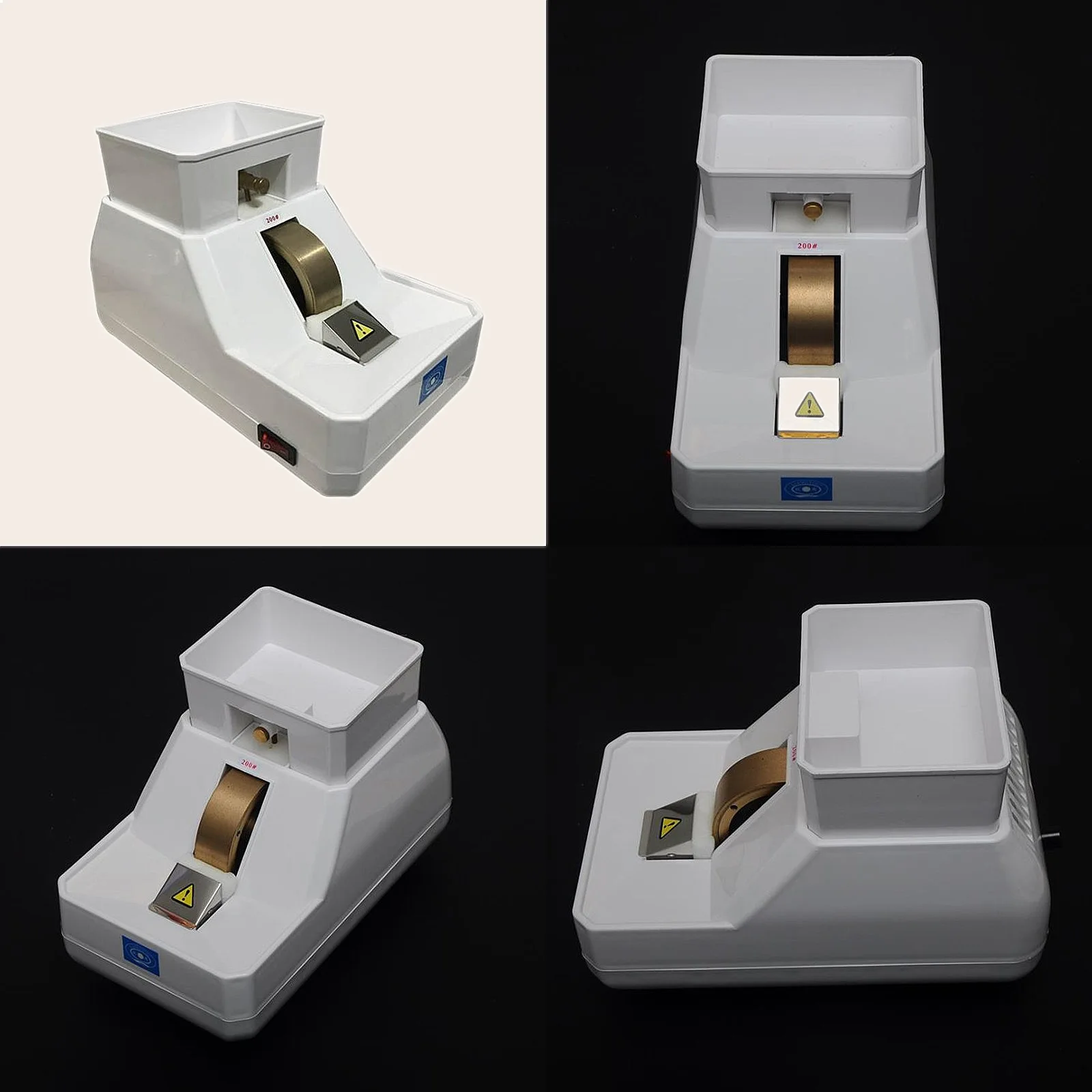 2025 LY-5E-30W Hand Lens Edger Rough Fine Shape Double Grinding Wheel Optical Edging Machine