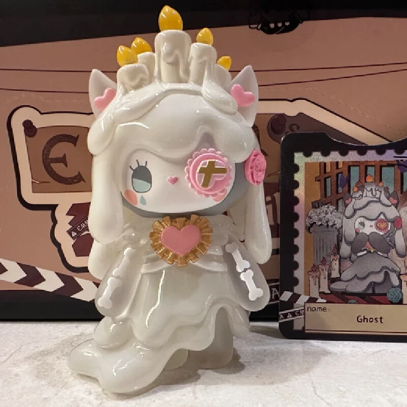 إيما سيكريت فورست بليزارد فيلا صندوق أعمى سلسلة بولي كلوريد الفينيل الشكل الرياح الداكنة اللعب دمية الفتيات سيارة منضدية حلية ألعاب هدايا رائعة