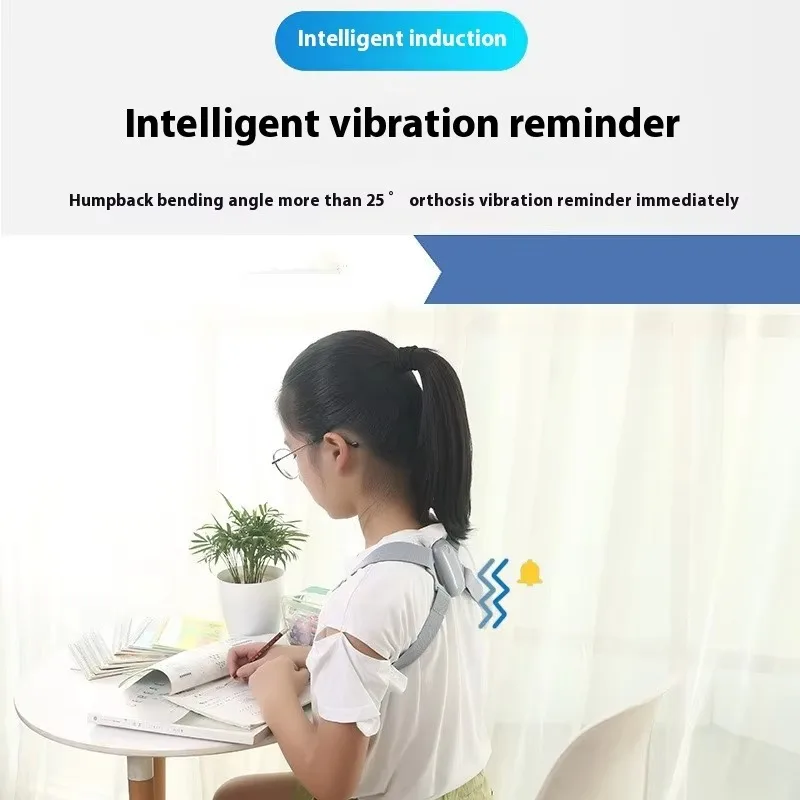 New Smart Posture Corrector Back Brace 400mAh Rechargeable Battery 8 Shape Vibration Reminder for Work Home Daily Use