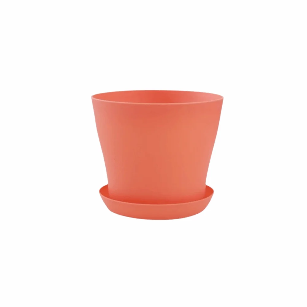 

8pcs/set Candy Color Flower Pot Plastic Round Succulent Plant Pots Thickened with Drainage Holes Plant Pot Outdoor Plants