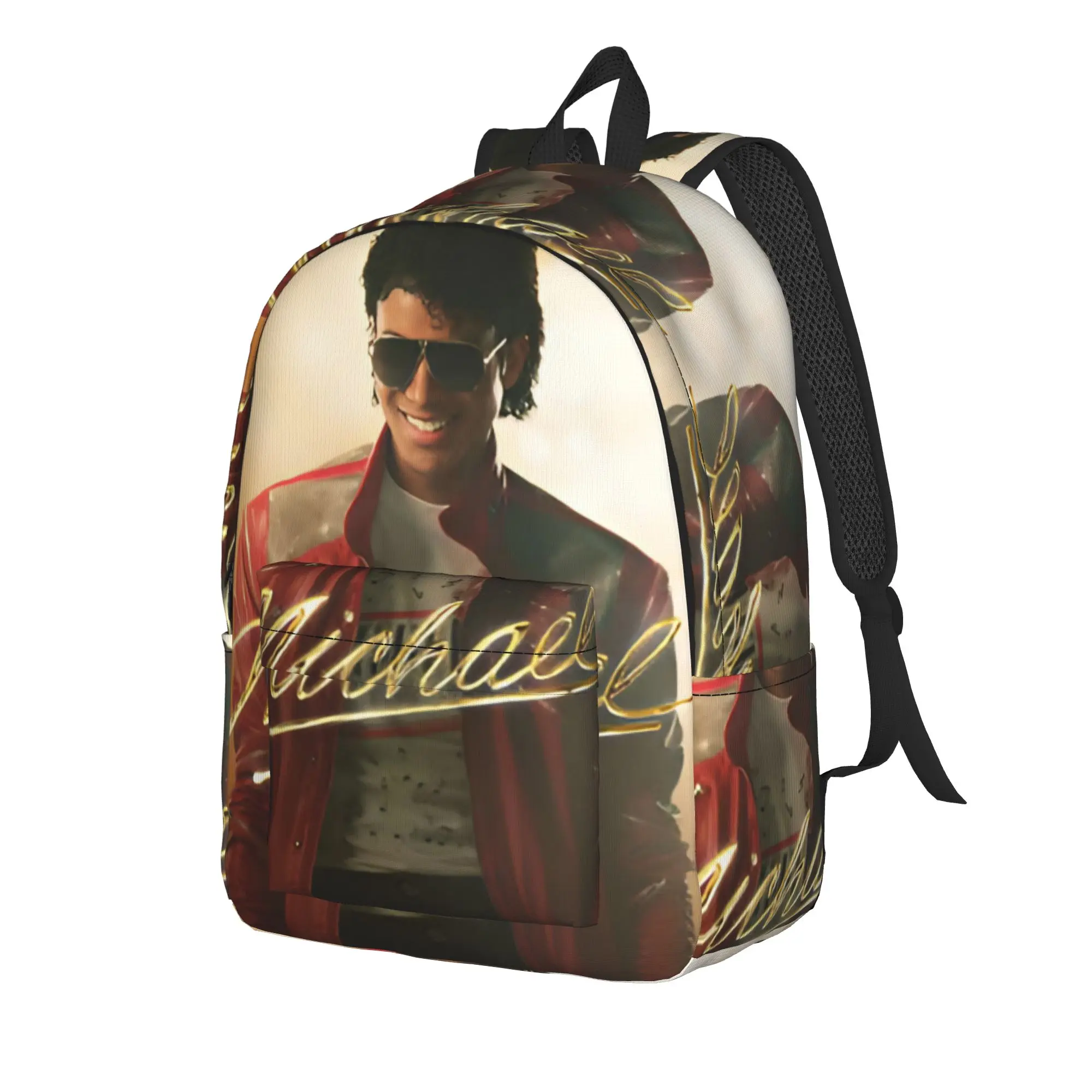 Michael Jacksons Musical Movie 2026 Casual Backpack Gift High School Business  Daypack for Men Women Laptop Canvas Bags