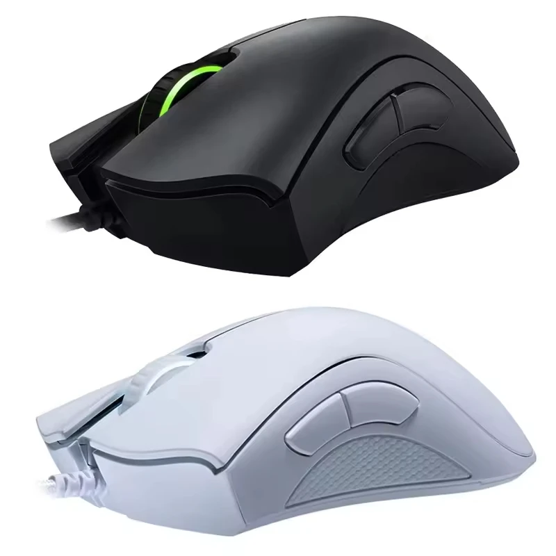 

Original Razer DeathAdder Essential Wired Gaming Mouse Mice 6400DPI Optical Sensor 5 Independently Buttons for Laptop PC Gamer