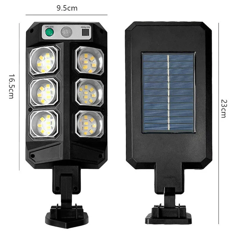 

Solar Powered Wall Light - LED Outdoor Spotlight for Garden, Pathway & Exterior Lighting