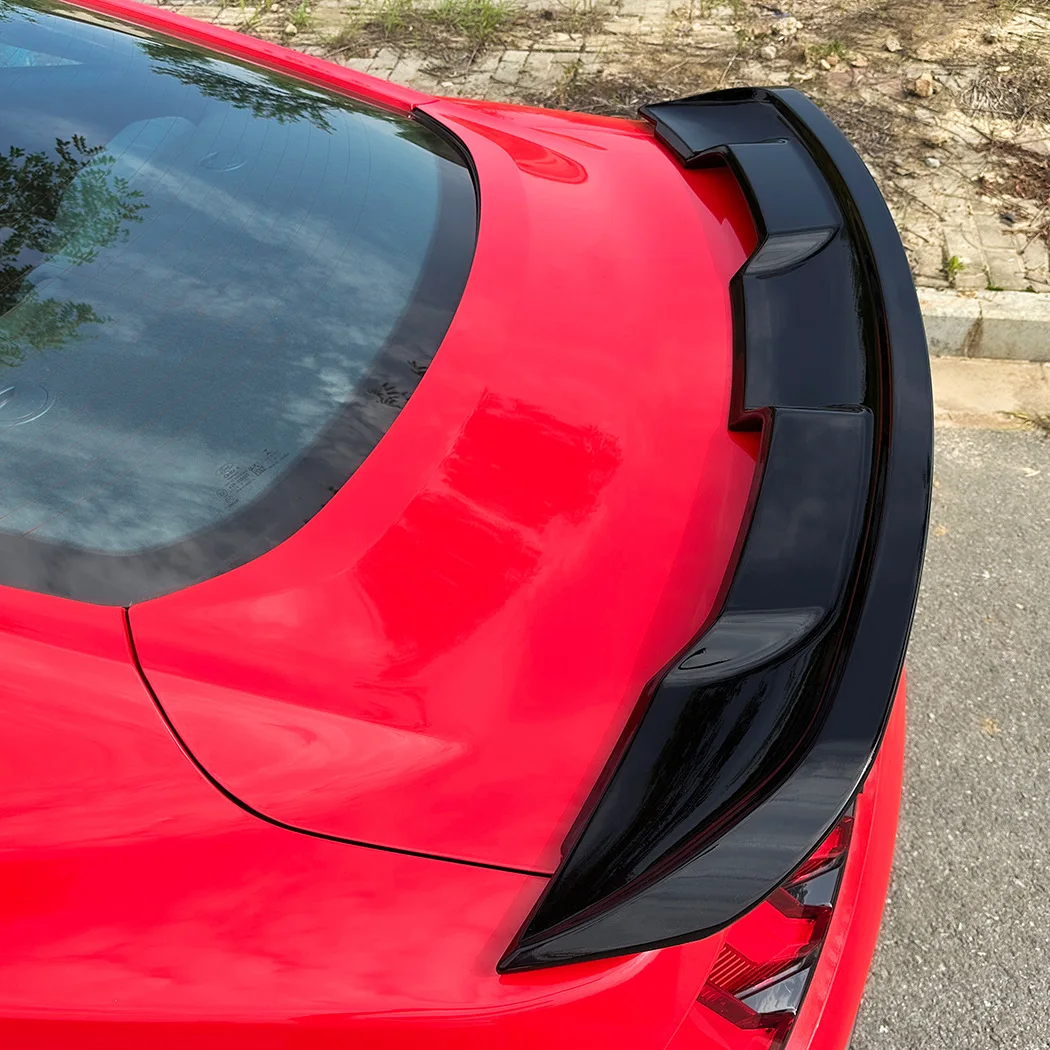 

For Ford Mustang MK6 2015-2022 GT500 Style Carbon Glossy Black Rear Trunk Lid Car Spoiler Wings Exterior Tuning Accessories