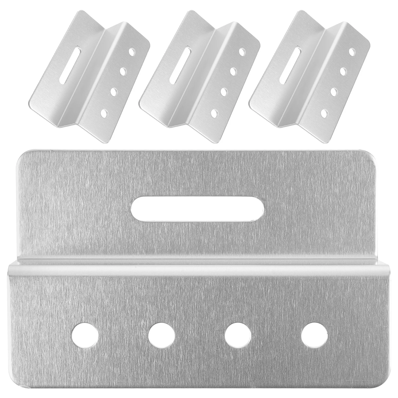 

4Pcs Solar Panel Mounting Brackets Aluminum Alloy for Rv Boat Travel Trailer Motorhome Roof Wind Rain Snow Resistant