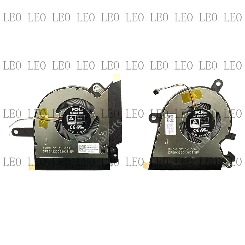 HH  New CPU GPU fan for ASUS ROG Flow X13 2021 GV301QC GV301QE GV301QH Laptop Part