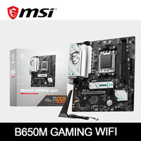 MSI B650M GAMING WIFI AMD B650 Supports DDR5 7800+MHz (OC) 192GB AMD Ryzen ™ 7000 8000 Series motherboard Socket AM5