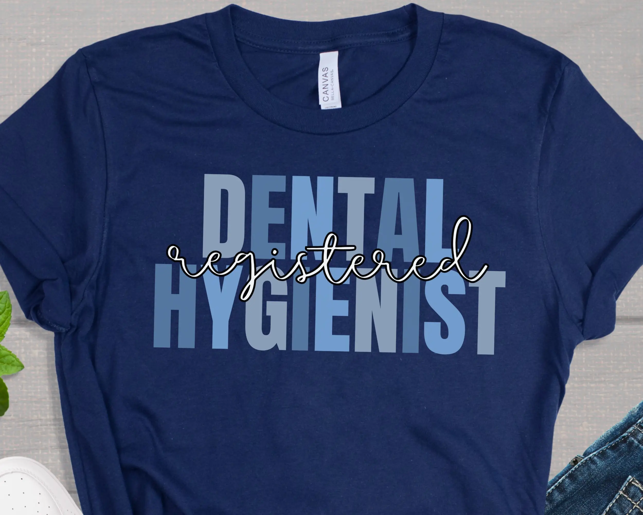 Rdh T Shirt Crewneck Hygienist Dental Est 2023 Graduation