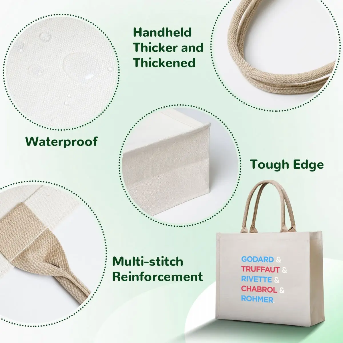 nouvelle vague - cahiers Tote Bag tote bag woman shopping cart bags Shopping bags