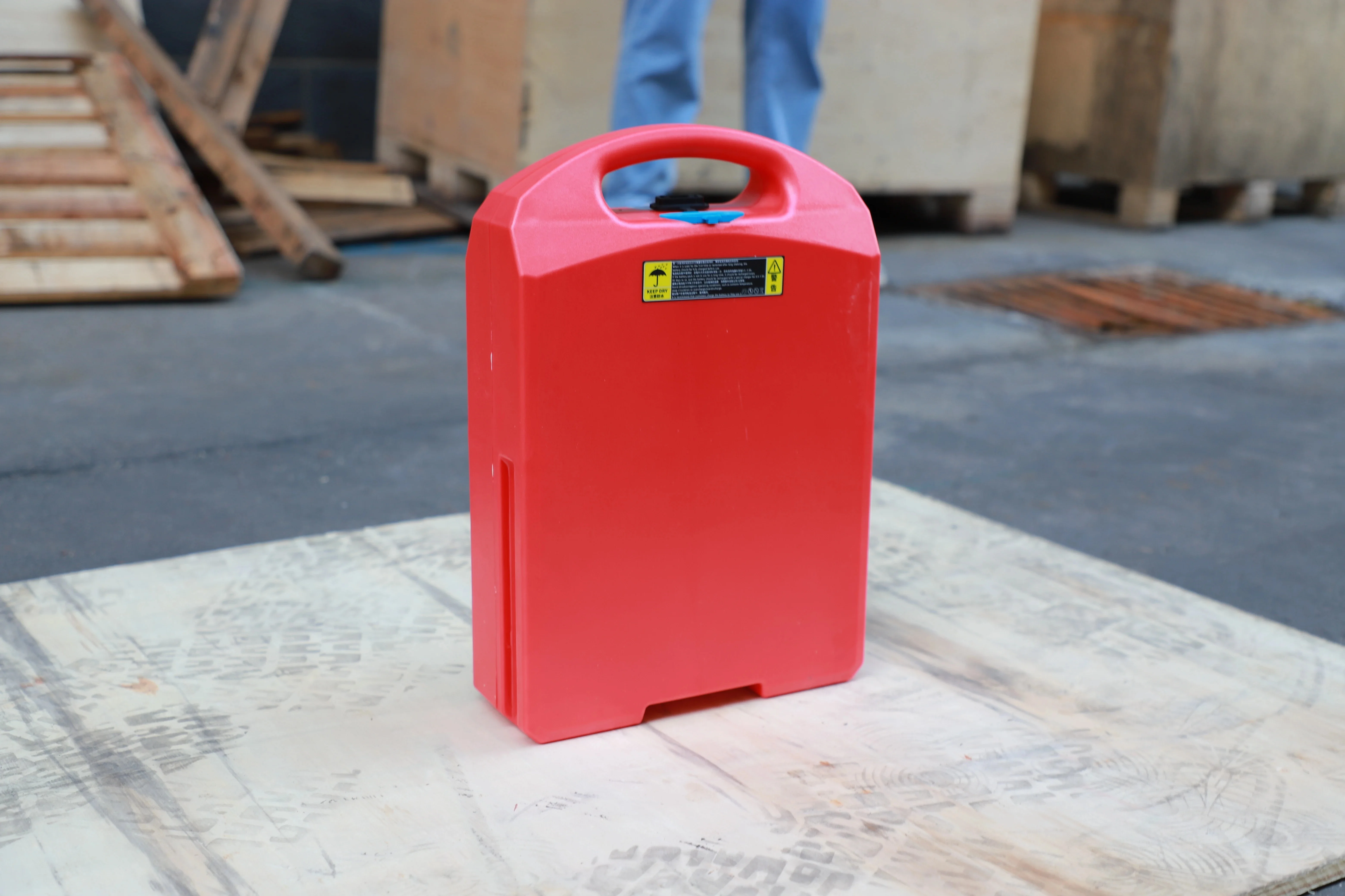 

Red Lithium Battery 48V 20Ah for Heli/Jiali DC20 CBD18/20J-LI3 Electric Forklift Pallet Jack 4000+ cycles Lithium Battery