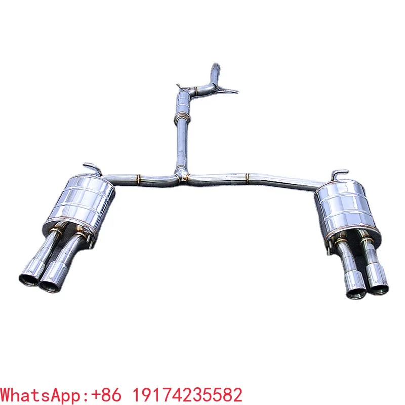 

Catback Exhaust for Audi A4L 2.0T Exhaust Pipe Modified System Exhaust Valvetronic Muffler
