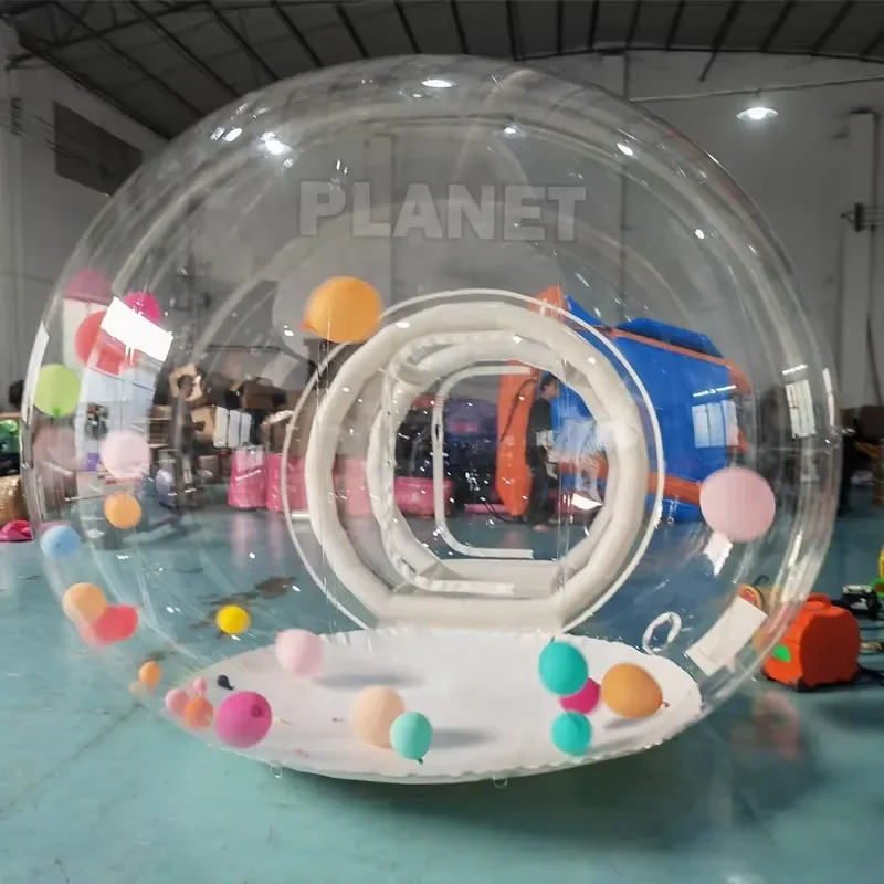 Transparent PVC Inflatable Bubble Dome Tent for Kids Party Outdoor Advertising Balloon House Clear Inflatable Structure Clear