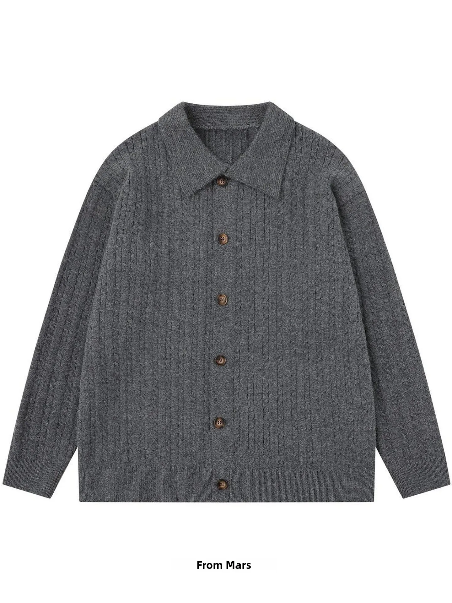 

Мужские свободные свитера с длинными рукавами в этническом стиле, зимняя коллекция, с отложным воротником, повседневная одежда