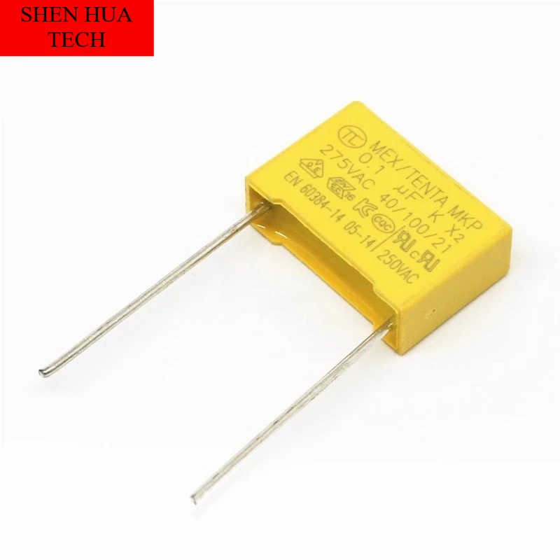 5pcs X2 Safety capacitor 10mm 275VAC 275V 0.01UF 0.022UF 0.033UF 0.047UF 0.1UF 0.15UF 0.22UF 0.33UF 0.47UF Polypropylene film