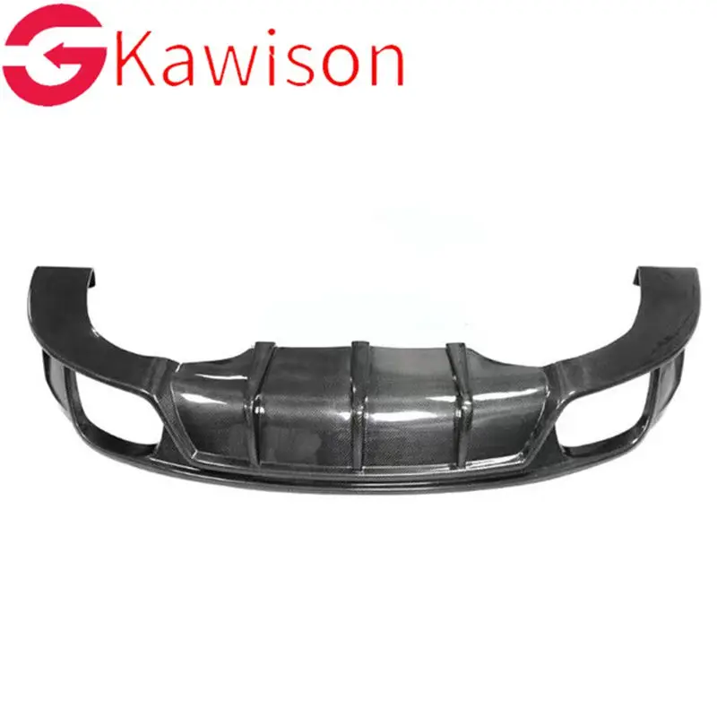 Newest Carbon Fiber Frp Rear Bumper Diffuser Lip for Porsche Macan Car Body Kit 2014-2020